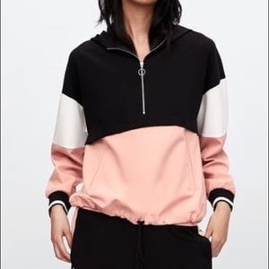Pink/Black/White Hoodie